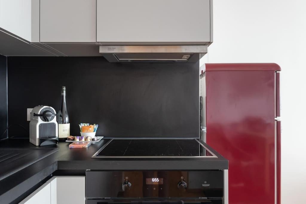 Apartamento Hoch Hinaus, Neu Und Stilvoll Mit Pool Am Dach Viena Exterior foto